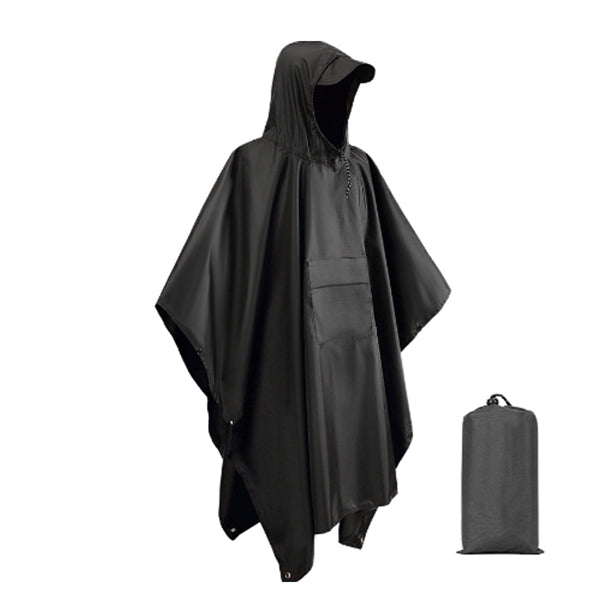 Rain Poncho, Raincoat Jacket For Unisex With Closure Bag