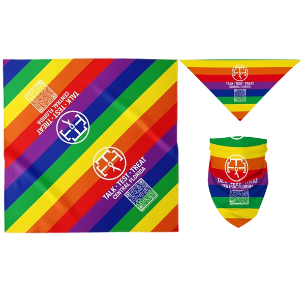 Rainbow LGBT Gay Pride Bandana