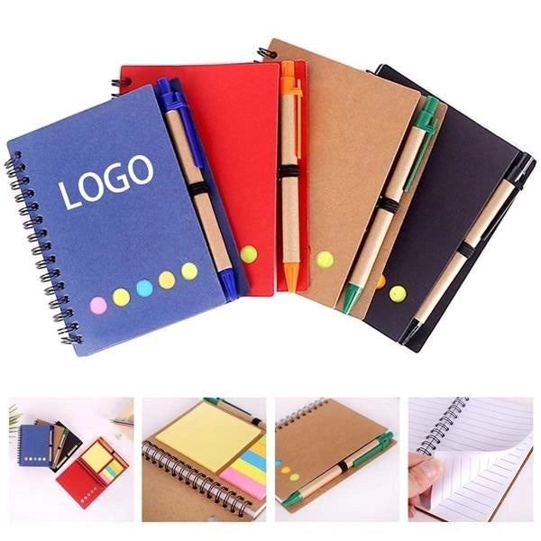 Colored Tabs Spiral Notebook