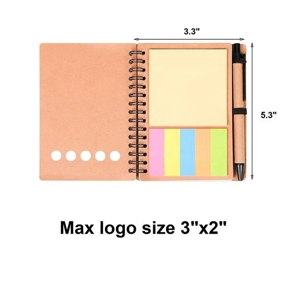 Colored Tabs Spiral Notebook