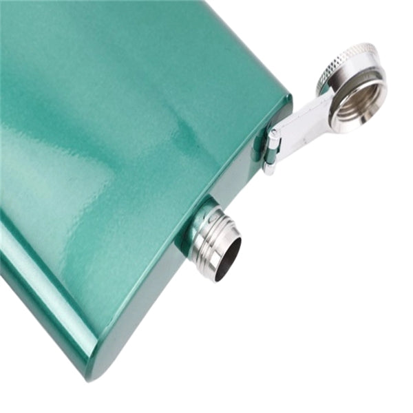 6 oz Hip Whisky Flask Stainless Steel Various Colours