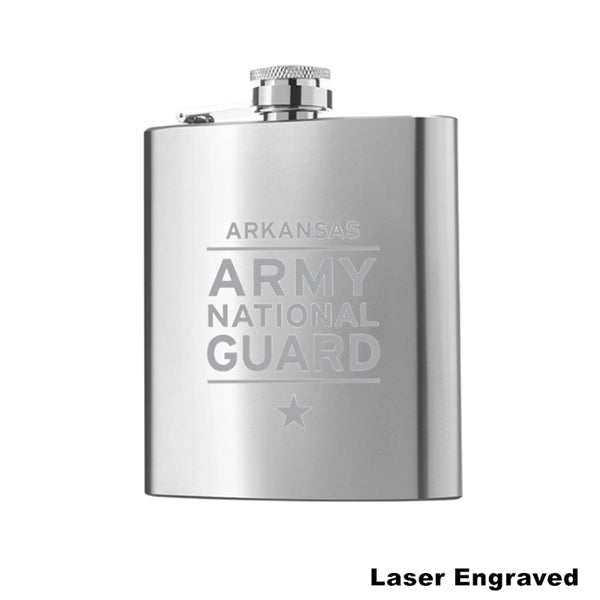 6 oz Hip Whisky Flask Stainless Steel Various Colours