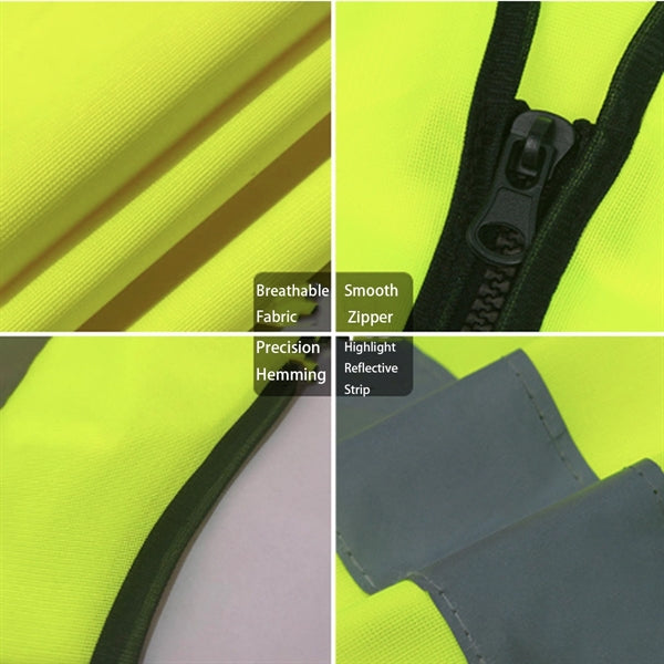 Multi Pocket High Visibility Reflective Safety Vest