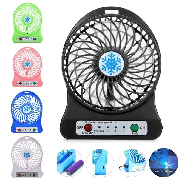 USB Rechargeable Desktop Fan
