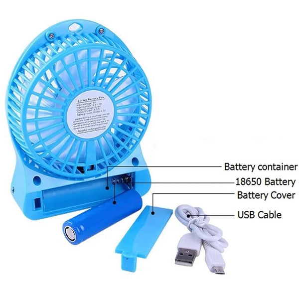 USB Rechargeable Desktop Fan