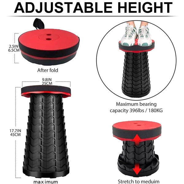 Portable Telescopic Folding Stool