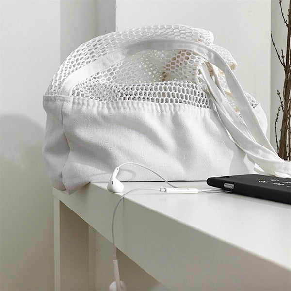 Sheer Mesh Tote Bag