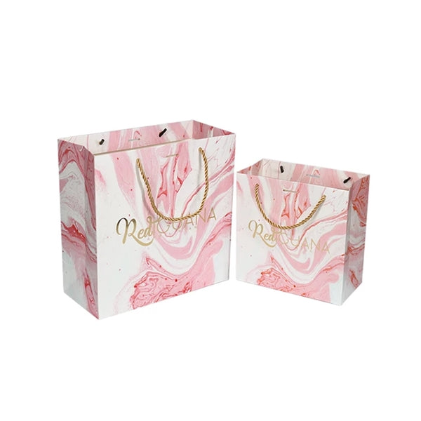Glossy Shopping Paper Ribbon Gift Sale Tote Bag