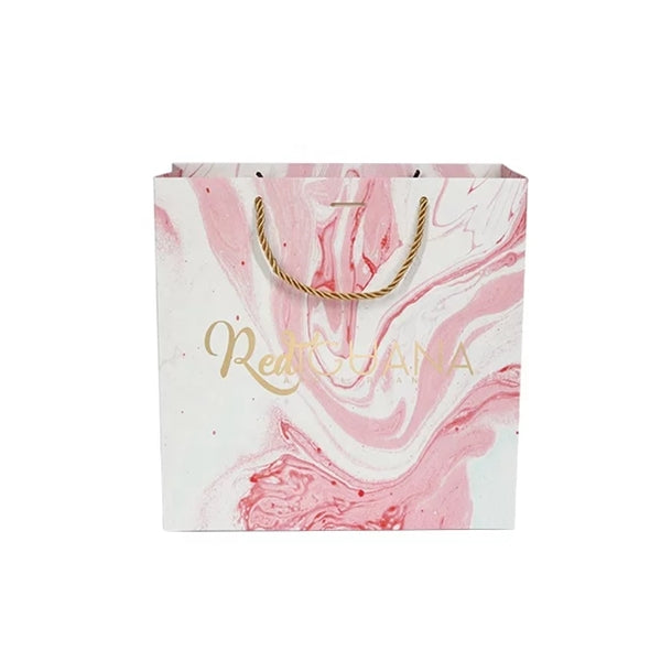 Glossy Shopping Paper Ribbon Gift Sale Tote Bag