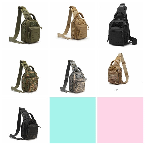 Tactical Molle Sling Bag Backpack Shoulder Chest Pack