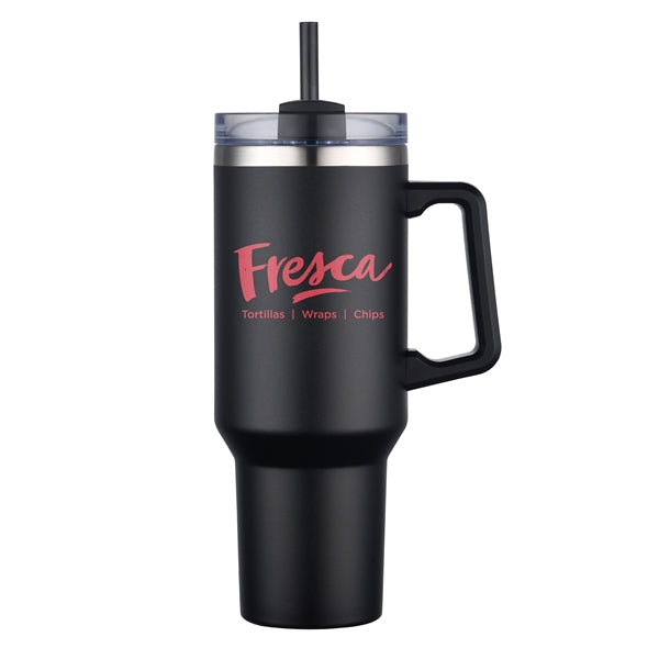 Aqueduct-IV 40 Oz Tumbler Mugs with Straw