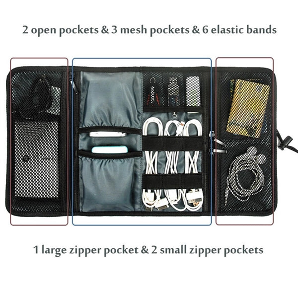 Small Electronics And Accessories Travel Case Organizer