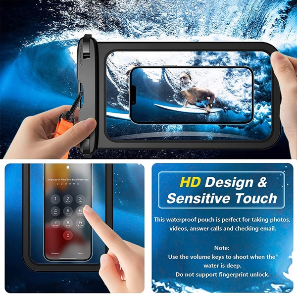 Large Waterproof Phone Pouch Case Bag