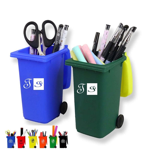 Mini Curbside Garbage Can Pen Holder