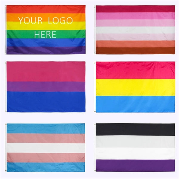 LGBT Rainbow Flag 3' x 5' Gay Pride Banner