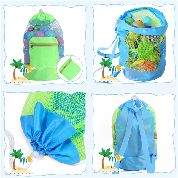 Collapsible Mesh Beach Backpack