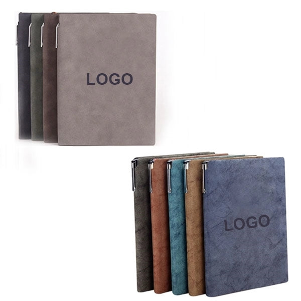 Leather Notebook With Pen