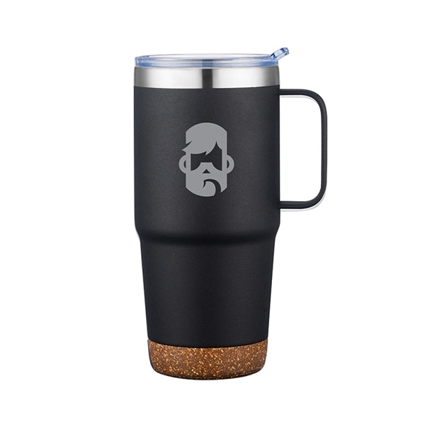 Delaware - 24 OZ Stainless Steel Travel Mug with Cork Bottom