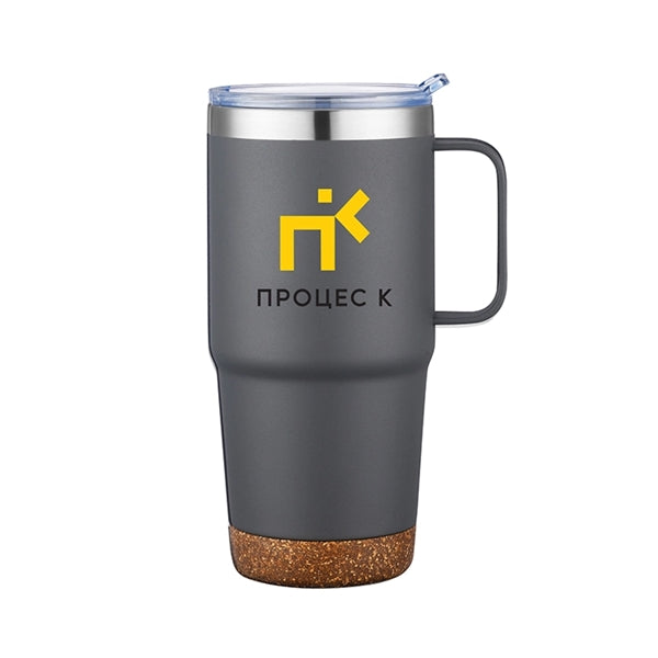 Delaware - 24 OZ Stainless Steel Travel Mug with Cork Bottom