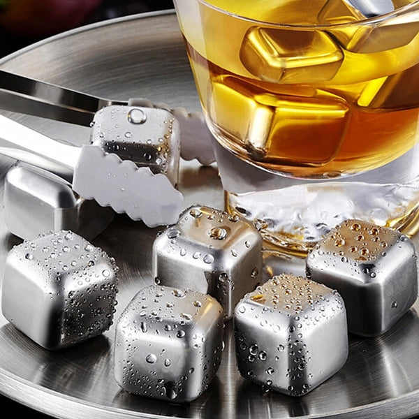 Stainless Silver Whiskey Stones
