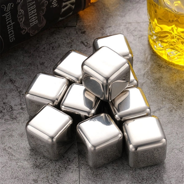 Stainless Silver Whiskey Stones