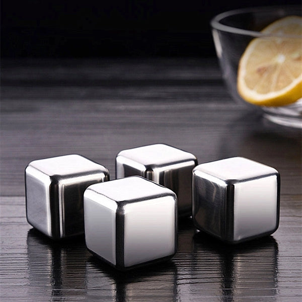 Stainless Silver Whiskey Stones