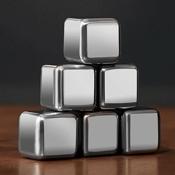 Stainless Silver Whiskey Stones