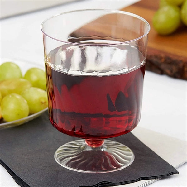 Shatterproof Recycled Polystyrene Wine Glasses