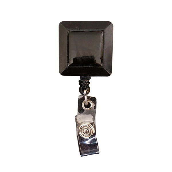 Square Plastic Reel Retractable Badge Holder