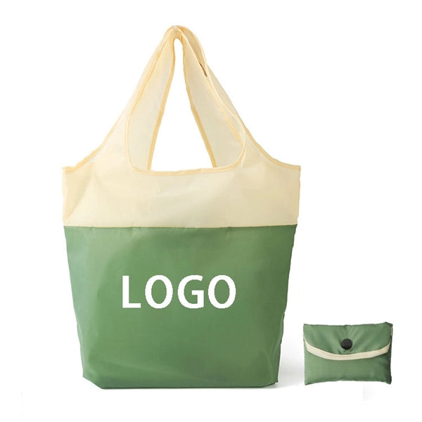 Eco-Recycled Foldable Shopping Tote Bag