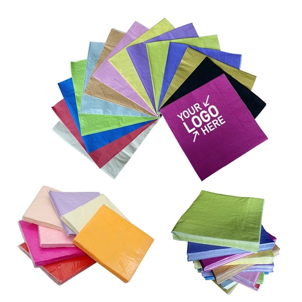 Colorful 2-ply Dinner Napkins(20sheets per pack)