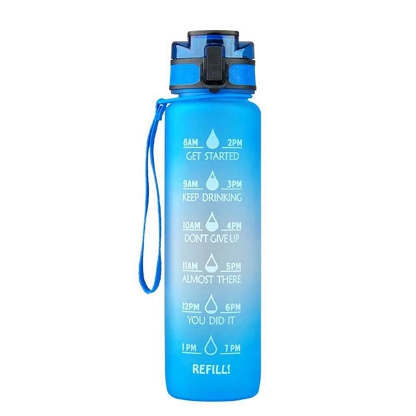 32oz Water Bottle with Time Marker