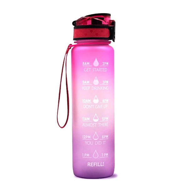 32oz Water Bottle with Time Marker