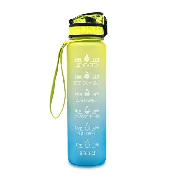 32oz Water Bottle with Time Marker