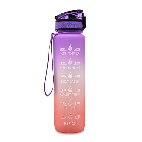 32oz Water Bottle with Time Marker