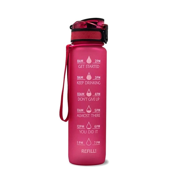32oz Water Bottle with Time Marker