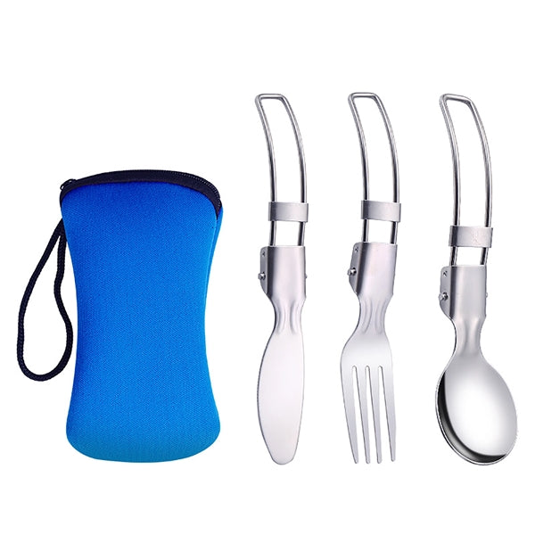 Camp Flatware Sets-Stainless Steel