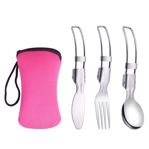 Camp Flatware Sets-Stainless Steel