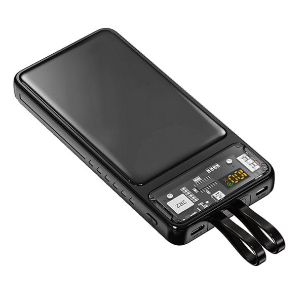 Galena Transparent Corded Power Bank 10000
