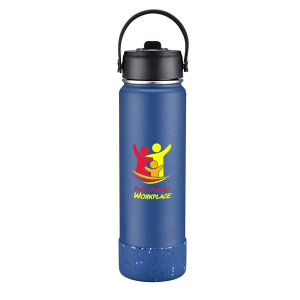 27 oz. Stainless Steel Water Bottle / Silicone Bottom Sleeve
