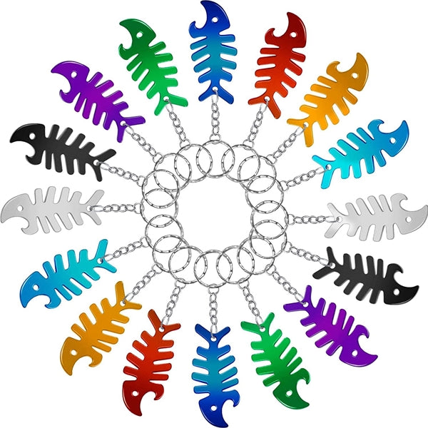 Fishbone Keyring Bottle Opener