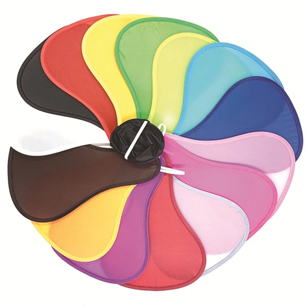 Handheld Foldable Polyester Fans for Outdoor Games