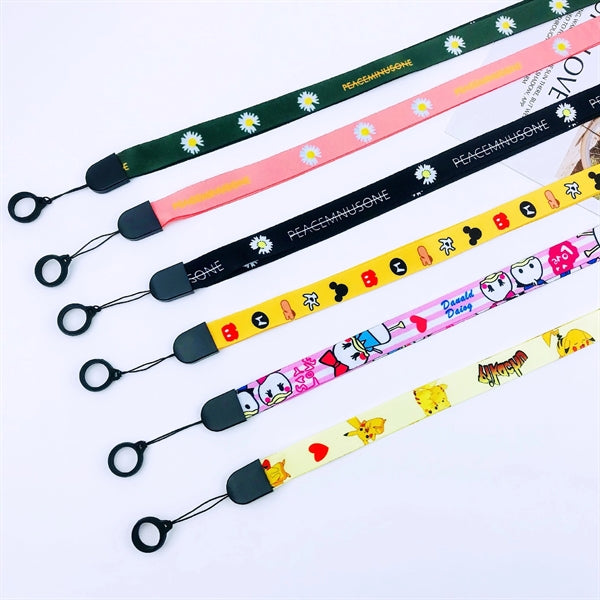 Anti-Lost Necklace Lanyard with Silicone Rubber Rings