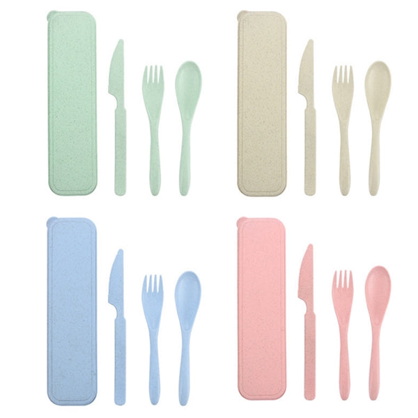 Portable Wheat Straw Cutlery