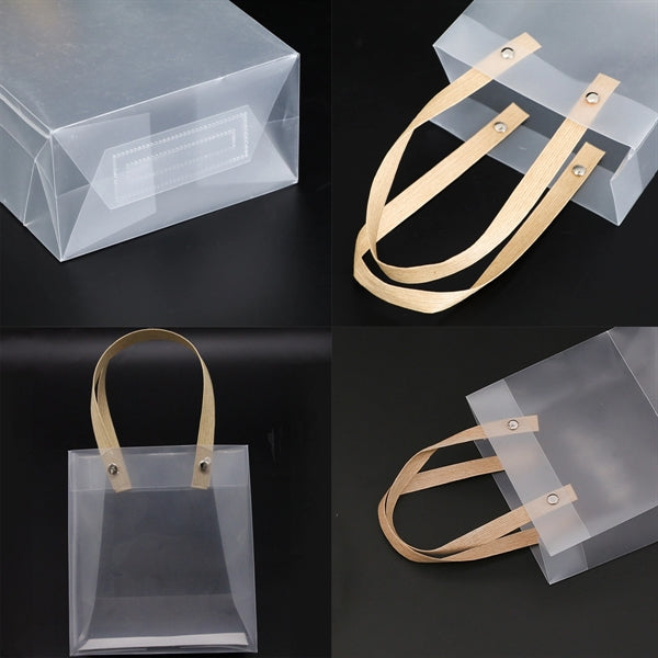 Various Size Clear Frosted Plastic Shopping bag