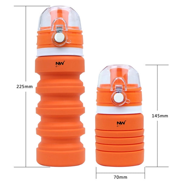 500ml Collapsible Silicone Water Bottle