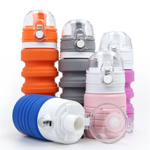500ml Collapsible Silicone Water Bottle