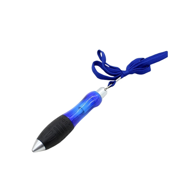 Short And Fat Ballpoint Pen With Hanging Rope Button