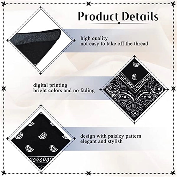 Unisex Single-side Printed Bandanas