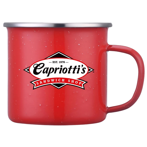 Cheyenne - 16 OZ Enamel Mug with Stainless Steel Rim